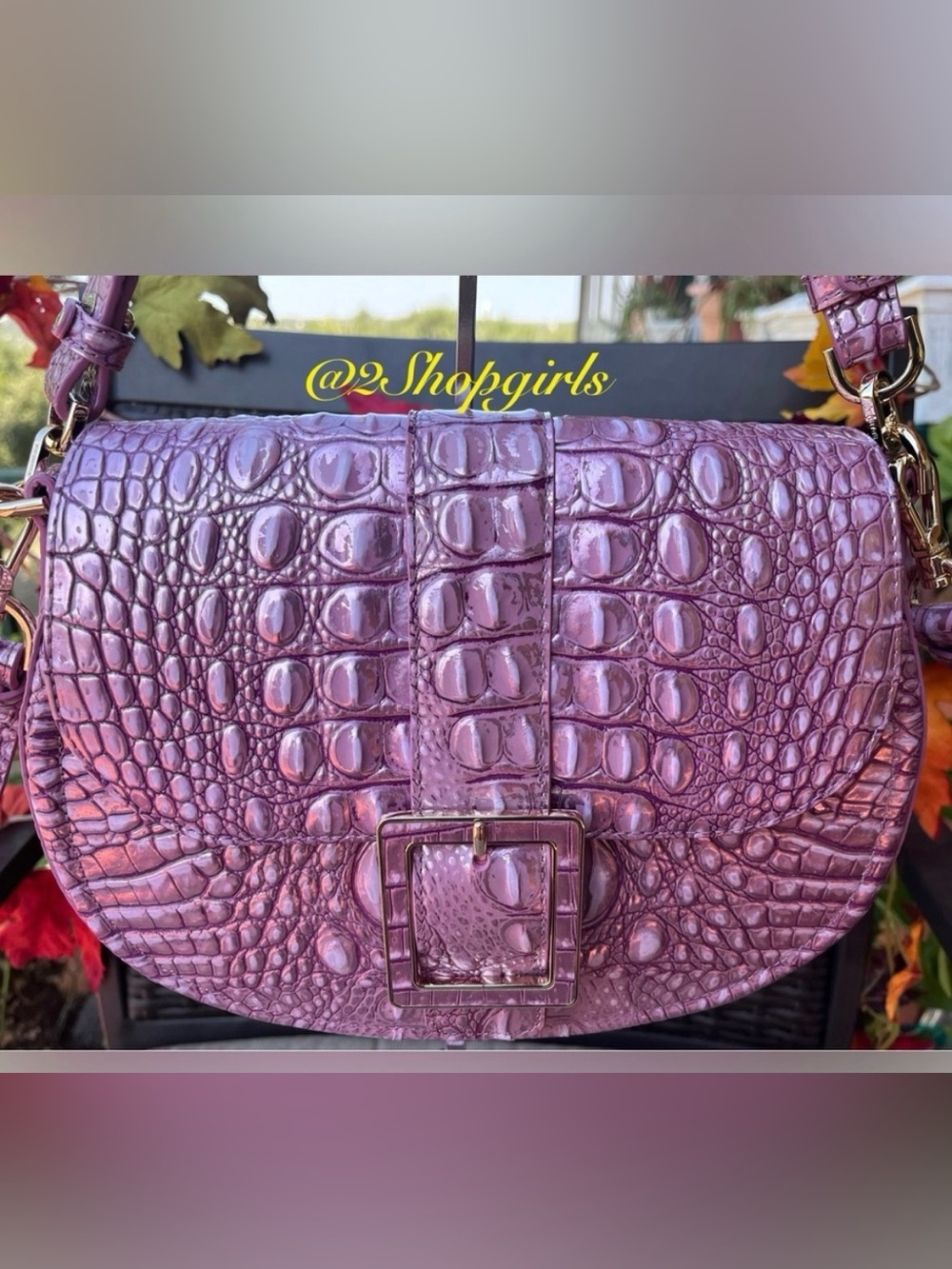 NWT Brahmin CYNTHIA in MULBERRY POTION Shoulder/Crossbody Bag